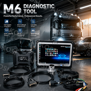 เครื่องสแกน MB STAR M6+ PRO DOIP VCI สำหรับรถยนต์และรถบรรทุกเมอร์เซเดส-เบนซ์ พร้อมแท็บเล็ต CF33 ใช้งานได้ทันที - Product Image 1