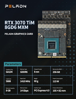 100% tout nouveau Geforce RTX 3070M 3070TI M 8GB GDDR6 MXM GPU RTX 3080M 16GB 256-bit carte graphique de jeu pour ordinateur portable
