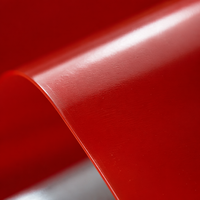 Film de démoulage en silicone PET rouge Tensfilm 25µm 5-30g/pouce pour la séparation par pressage à chaud des FPC et des PCB