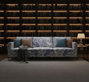 Tela de tapicería de lujo con estampados de varios animales y flores, por yarda, tela decorativa con patrones botánicos y de vida silvestre para sofá - Product Image 4