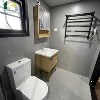 Maison conteneur en acier préfabriquée extensible de 40 pieds au design contemporain pour usage de bureau pour hôtels immeubles de bureaux