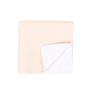 Bán buôn bông bé Muslin Waffle chăn trẻ em đảo ngược bộ đồ giường cũi xe đẩy ném Bìa ngủ Giấc Mơ phòng chờ chăn - Product Image 6