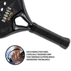 Raquette de tennis et de paddle légère et portable en fibre de carbone 18K de qualité supérieure, modèle Qingyu 022 personnalisé 38mm 12K, qualité professionnelle - Product Image 6