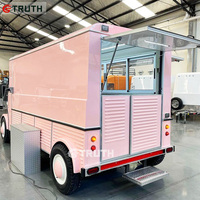 Truth Manufacture Ice Cream Vintage Van Snack Catering Trailer Electric Mobile Retro Food Truck for Sale in Usa