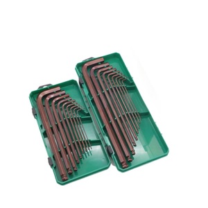 Shengda Hex Keys S2 Steel Antique Bronze 9-Piece Set 1.5-10mm Metric Industrial Grade Ball Head Hexagonal Sockets - Product Image 1