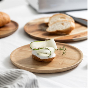 Hot Selling Easy Clean Cake <b>Dishes</b> Dessert <b>Serving</b> Platter Acacia Wood Plates Wooden Plate <b>Sets</b> <b>Dishes</b> & Plates - Product Image 4