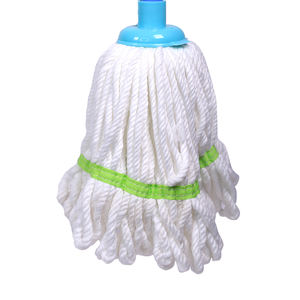 Ricambio <span class=keywords><strong>per</strong></span> Mop <span class=keywords><strong>in</strong></span> Microfibra Durevole Sunshine, Testa di Ricambio Ecologica con Cestello <span class=keywords><strong>in</strong></span> Plastica Bianco Lavabile, Asta <span class=keywords><strong>in</strong></span> <span class=keywords><strong>Ferro</strong></span> con Sistema di Centrifuga - Product Image 1