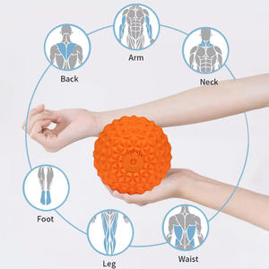 Rol bola pijat bergetar elektrik, dengan pemanas yang dapat diisi ulang tisu dalam tanpa kabel otot rileks penghilang nyeri penggunaan Yoga Gym rumah - Product Image 2