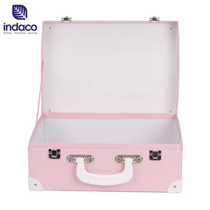 2026 best-selling high-quality handle drift gift box elegant gift box gray cardboard luggage wholesale - Product Image 6