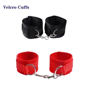 Adult Sex Toys OEM Handcuffs and Anklecuffs Nylon Plush Sex Bondage Products