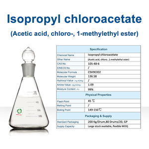 Cloroacetato <span class=keywords><strong>de</strong></span> <span class=keywords><strong>isopropilo</strong></span> CAS 105-48-6 para síntesis orgánica y grado industrial - Product Image 2