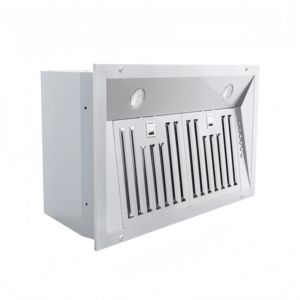 Campana Extractora Eléctrica de 28 Pulgadas, 1000 m/h, con Deflector, Cuerpo de Acero Inoxidable, Luces LED, 3 Velocidades, para Uso Doméstico y en Hoteles - Product Image 1