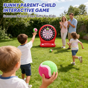 <b>Inflatable</b> Magnetic Dart Board Toss <b>Game</b> Set for Pool & Backyard Family Fun - Product Image 4