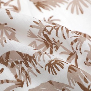 מפעל אקולוגי מותאם אישית לוטוס עלה מודפס 100% ראמי לבגדים - Product Image 3