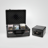 Boîte de rangement pour cartes de sport gradées avec cadre en aluminium, 2/3/4 rangées, pour cartes gradées BGS