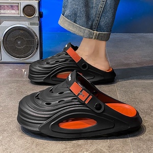 Chaussures de plage et de maison en EVA à bout fermé pour hommes et femmes, tongs et sandales ajourées - Product Image 4