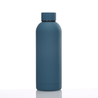 Termo Personalizado de Doble Pared con Aislamiento al Vacío para Bebidas Frías y Calientes, Botella de Agua Deportiva Térmica de Acero Inoxidable