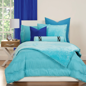 En gros sarcelle couette ensemble de couette de literie de luxe - Product Image 1