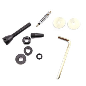 Tige de valve tubeless pour vélo de montagne en alliage d'aluminium avec capuchon et joint torique pour réparation et remplacement de pneus - Product Image 4