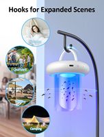Saijzek OEM électronique 360 degrés haute efficacité 2000mAh Rechargeable piège à mouches Portable intérieur/extérieur moustique bureau aux puces