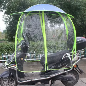 Auto elettrica baldacchino moto parasole parabrezza ombrello tenda da sole ombrello bici elettrica completamente coperto