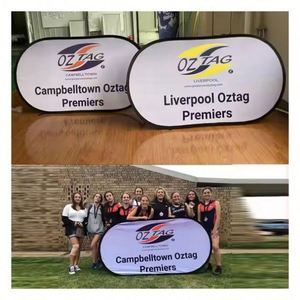 Custom logo Printed Folding Horizontal POP up a Frame <b>Banner</b> Outdoor Advertising for Sports Events - Product Image 6