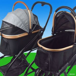 Carrito de animales con icono similar para encontrar perros, cochecitos ligeros para perros, cochecitos de capa, carritos de viaje para mascotas pequeñas - Product Image 5