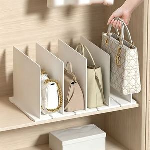Séparateur d'armoire en <span class=keywords><strong>acrylique</strong></span> réglable, étagère amovible, organisateur de placard pour le rangement et le tri de sacs, vaisselle et cosmétiques - Product Image 1