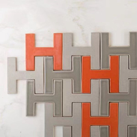 Carrelage cuisine dosseret maison mur décoratif carreaux de céramique émaillés européen élégant moderne personnalisé lettre carreaux