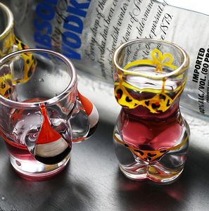 <span class=keywords><strong>Verre</strong></span> à shot humoristique avec motif bikini, mini-gobelet transparent pour le plaisir des fêtes, la décoration de bar et un cadeau original - Product Image 1