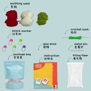 Kit de Ganchillo <span class=keywords><strong>Amigurumi</strong></span> Fortune Mahjong, Creativo Amuleto de Mahjong 'Fa Cai' para Regalo de la Suerte y Decoración del Hogar, Kit de Ganchillo DIY para Mahjong - Product Image 2