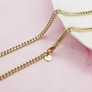 Collier chaîne cubaine en or massif 18 carats authentique Xinfly, collier en or 18 carats véritable, bijoux pour hommes - Product Image 5