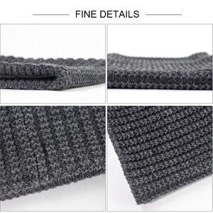 علامة تجارية خاصة فارغة تطريز الكبار سميكة الخريف مصمم مستوحاة من ربطة الرأس متماسكة مع الصوف الشتاء اسم العلامة التجارية الفاخرة الرجال - Product Image 6