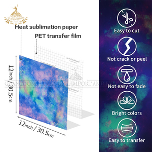Aquarelle facile <span class=keywords><strong>à</strong></span> presser, coupe sirène scintillante, <span class=keywords><strong>fer</strong></span> sur papier de Sublimation personnalisé, feuilles d'encre de transfert invisibles, 12 pouces - Product Image 6