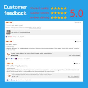 銅ガスケットメーカー精密加工耐久性高性能機械使用OEM ODM卸売 - Product Image 5