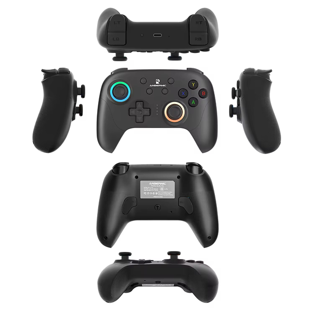 Popular Design Retro Game Controller Wired Gamepad Hall Effect Joystick 2.4G Wireless BT Game Controller for PC Android IOS