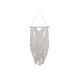 Tapisserie à franges tissée à la main, décoration pour chambre d'hôtes, suspension artistique pour <span class=keywords><strong>chevet</strong></span> et entrée, tapisserie bohème pour salon - Product Image 5
