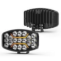 Luz de Trabajo LED de 10 Pulgadas y 19 LED, Lámpara Antiniebla Todoterreno de Alta Resistencia para Camiones Europeos Scania, Volvo, MAN, Mercedes, DAF, Iveco