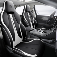 Fundas de Asiento de Coche de Piel Sintética Personalizadas, Nuevas, para las Cuatro Estaciones, Compatibles con Airbag, Juego Completo para BYD Qin PLUS