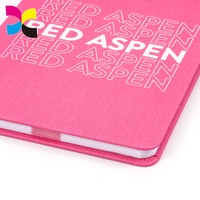 Carnet à couverture rigide personnalisé A5, journal ligné, reliure en cuir de lin, carnet d'écriture pour le bureau, l'école, cadeau