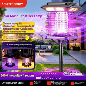 Lampe anti-moustiques <span class=keywords><strong>solaire</strong></span> en gros – Piège <span class=keywords><strong>électrique</strong></span> répulsif pour moustiques, idéal pour la maison, la cour et le jardin - Product Image 4