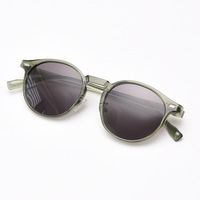 Lunettes de soleil polarisées tendance pour hommes et femmes, rondes, vintage, lunettes de soleil de conduite, cercle ovale, lunettes de soleil de créateur noires, anti-éblouissement, UV400