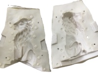 Hayvan Aslan Şekli Yüksek Hassasiyetli 3D Kalıp Heykeli ABS Plastik Malzeme Dış Mekan Dekorasyonu Beton Kalıp Reazone RZS05 3 Yıl Garantili