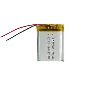 High Quality 503040 Renewable Energy With 3.7v 500 600mAh Li-Ion Batteries Lithium Polymer