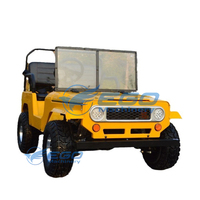 Usine directe 200cc 250cc Mini Willys Jeep 2 places automatique avec moteur 1000w 4 temps essence arbre de carburant entraînement Mini Jeep