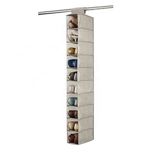 Reusable Hanging 6-shelf Collapsible Organizer With Handle for <b>Clothes</b> Shoes Storage Bag - Product Image 6