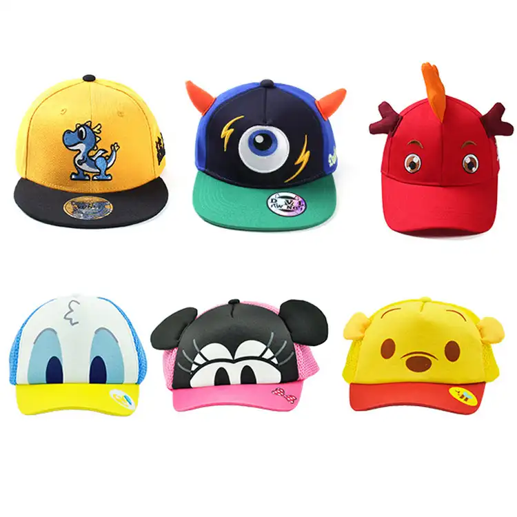 الصيف الاطفال البيسبول القبعات مخصص للأطفال قبعة بيسبول قبعة الأطفال مضحك الحيوان الاطفال قبعة