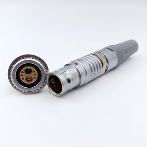 Совместим с B серией FGG 3B газо-Электрический коаксиальный Гибридный разъем круговой металлический авиационный разъем, вилка медицинского оборудования - Product Image 1
