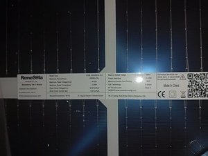 Módulo Solar Rene PV IP68 en Stock, 585W, Doble Cristal, Tipo N, Paneles Solares de Corte Medio - Product Image 5