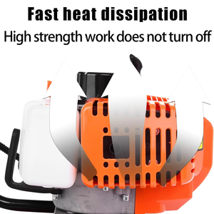 52cc 2 temps alimenté au gaz cultivateur agricole herbe tracteur motoculteur acier réglable dents rotatives hauteur creuser élimination des mauvaises herbes - Product Image 2